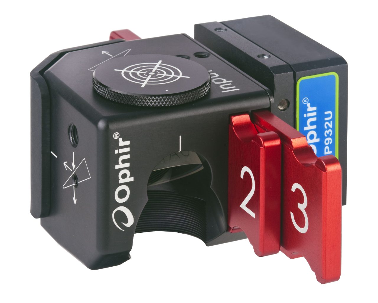 SP932U laser beam profiler with LBS-300HP-NIR attachment for high-power Ring/Core beam measurement