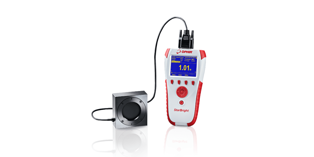 StarBright laser power and energy meter with Ophir sensor