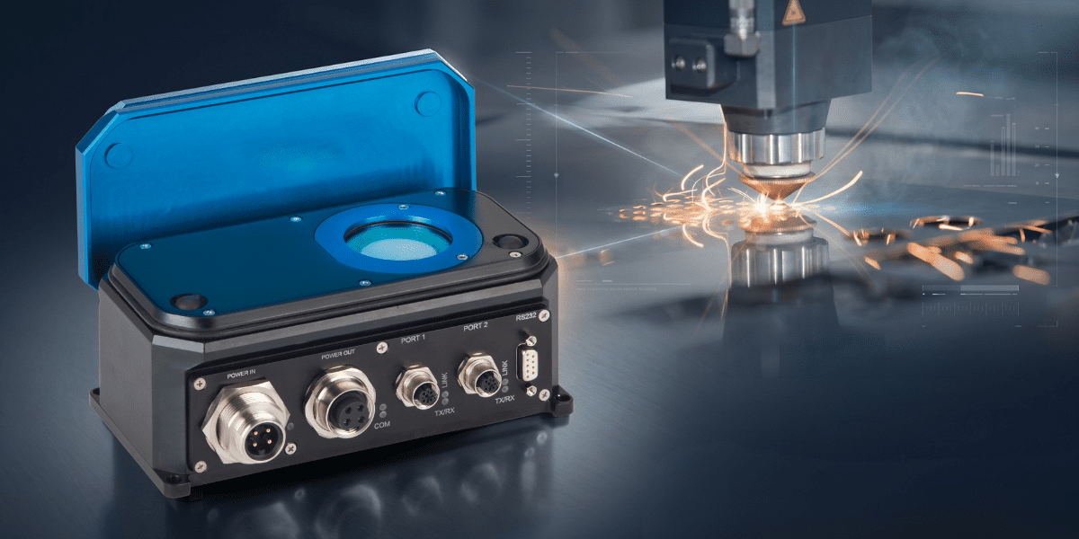Ophir Helios Pro laser power meter with open protective cover and connection ports.