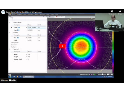 BeamGage Tutorial: Spot Size and Divergence